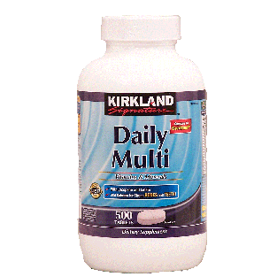 Kirkland Signature Daily Multi vitamin & minerals dietary supplem500ct