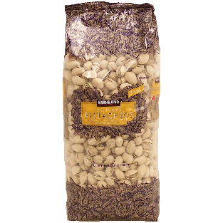 Kirkland Signature  pistachios of California, roasted and salted 48oz