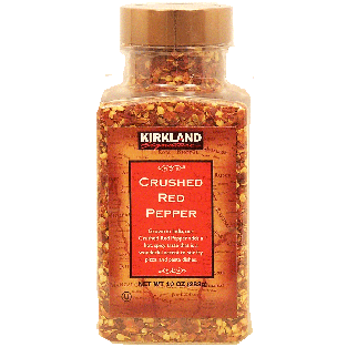 Kirkland Signature  crushed red pepper, adds a hot & spicy taste 10oz