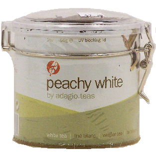 Adagio peachy white white tea, loose leaf 2oz