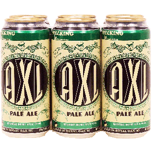Millking it Productions AXL pale ale, brewed in Royal Oak, MI, 16-f6pk