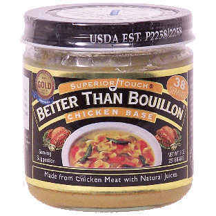 Better Than Bouillon Superior Touch chicken base made from concentr8oz