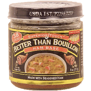 Superior Touch Better Than Bouillon ham base, 38 servings 8oz