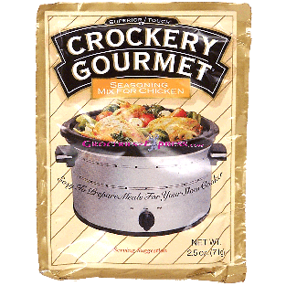 Superior Touch Crockery Gourmet seasoning mix for chicken, easy t2.5oz