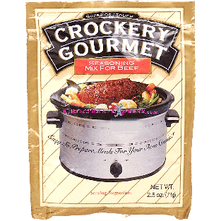 Superior Touch Crockery Gourmet seasoning for beef, easy to prepa 2.5oz