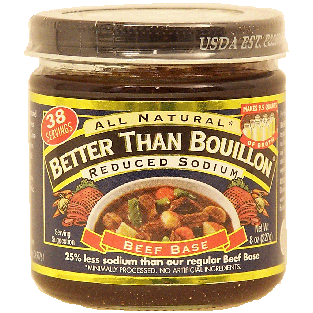 Superior Touch Better Than Bouillon reduced sodium beef base, 38 se8oz