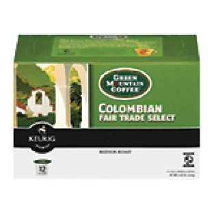 Keurig Green Mountain Coffee colombian fair trade select, medium3.9-oz