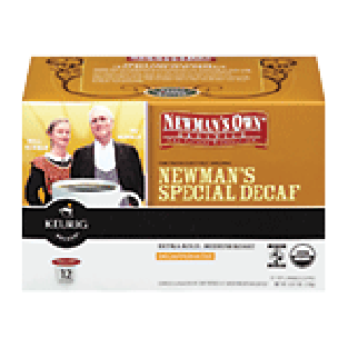 Keurig Newman's Own medium roast decaffeinated coffee, 12 K-Cups3.7-oz