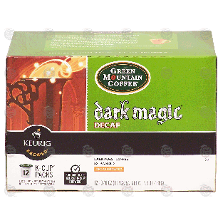 Keurig Green Mountain Coffee dark magic; dark roast coffee, extr4.8-oz