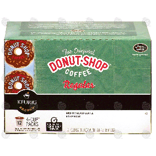 Keurig Donut-Shop regular, medium roast coffee, extra bold, 12 K4.6-oz