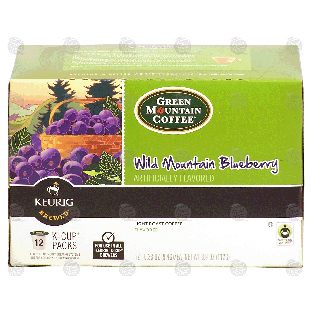 Keurig Green Mountain Coffee wild mountain blueberry, light roas3.9-oz