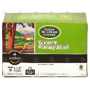 Keurig Green Mountain Coffee vermont country blend; medium roast3.7-oz