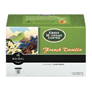 Keurig Green Mountain Coffee french vanilla, light roast coffee,3.9-oz