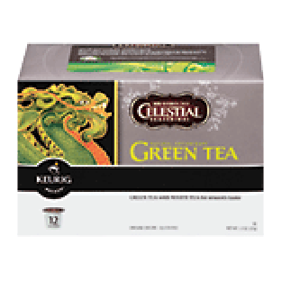 Keurig Celestial Seasonings green tea with white tea, contains c1.3-oz