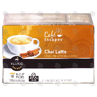 Keurig Cafe Escapes chai latte, 12 k-cups 5.8-oz
