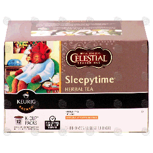 Keurig Celestial Seasonings sleepytime; herbal tea, naturally ca1.1-oz