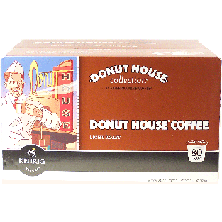 Keurig Donut House light roast, 80 k-cups 32.6oz