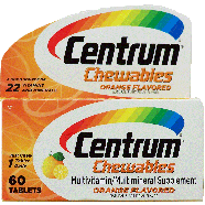 Centrum Chewables adults, multivitamin/multimineral supplement, or 60ct