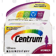 Centrum Women multivitamin/multimineral supplement  120ct