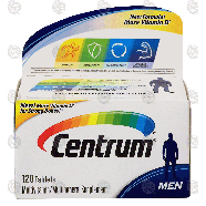 Centrum Men multivitamin/multimineral supplement, tablets  120ct