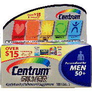 Centrum Silver men 50+, multivitamin/multimineral supplement, tab 100ct