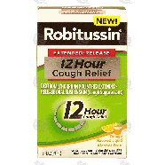 Robitussin  12 hour cough relief, extended-release, orange flavo 3fl oz