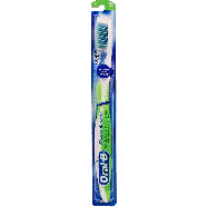 soft, regular 40 toothbrush, criss cross bristles