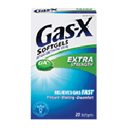 Gas-x  antigas-simethicone 125-mg, softgels 20ct