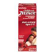 Tylenol Children's Fever Reducer/pain Reliever cherry suspension4fl oz