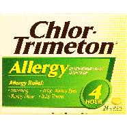 Chlor-trimeton Allergy relieves sneezing, runny nose, itchy & wate24ct