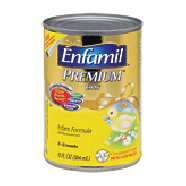 infant formula milk-based with Iron, concentrated liquid, babies 0-12 months