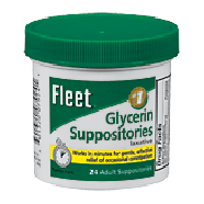 Fleet  glycerin suppositories laxative 24ct