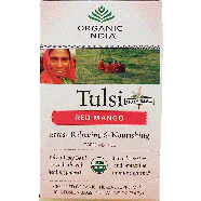 red mango caffeine-free tea bags, holy basil, 18 infusion bags