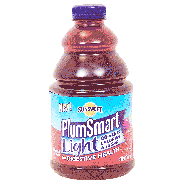 plum juice cocktail from concentrate, light 60% less calories & sugar