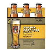 Widmer Brothers Hefeweizen unfiltered wheat beer, 6 12-ounce glass 6pk