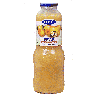 pear nectar, fresh squeezed, all natural, not from concentrate, contains 50% juice