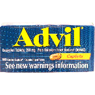 Advil  pain reliever/fever reducer, ibuprofen caplets, 200 mg  100ct