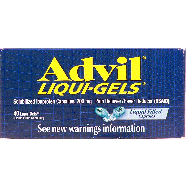 Advil Liqui-Gels pain reliever/fever reducer, ibuprofen capsules,  40ct
