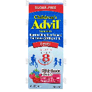 Advil Children's fever; sugar-free. ibuprofen 100 mg fever reduc 4fl oz