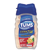 Tums E-x 750 Antacid Calcium Supplement Extra Strength Sugar Free 80ct