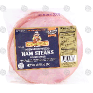 Dearborn  ham steaks, boneless 16oz
