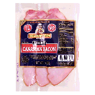 sliced canadian bacon