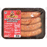 hot italian sausage, 4-count