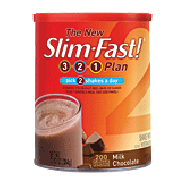 Slim-fast 3-2-1 Plan milk chocolate powdered shake mix, 14 serv12.83oz