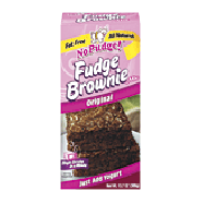 original fudge brownie mix, fat free, just add yogurt