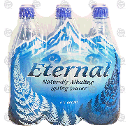 Eternal  naturally alkaline spring water 6-ct