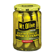 Mt. Olive Pickles Zesty Garlic Kosher Spears 24fl oz