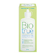 Bausch & Lomb Bio true conditions, cleans, removes protein, dis10fl oz