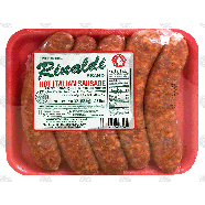 Rinaldi  hot italian sausage, 5-count 20oz