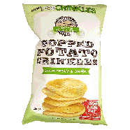 Pop Crinkles  popped potato crinkles, sour cream & onion 3.5oz